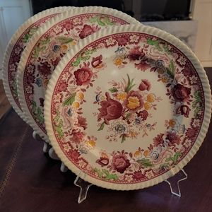 3 Johnson Brothers Dinner Plates